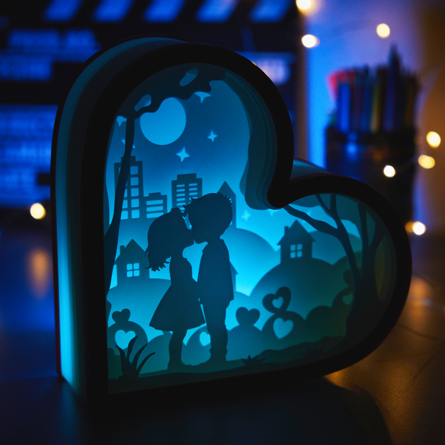 Shadowbox Heart Test